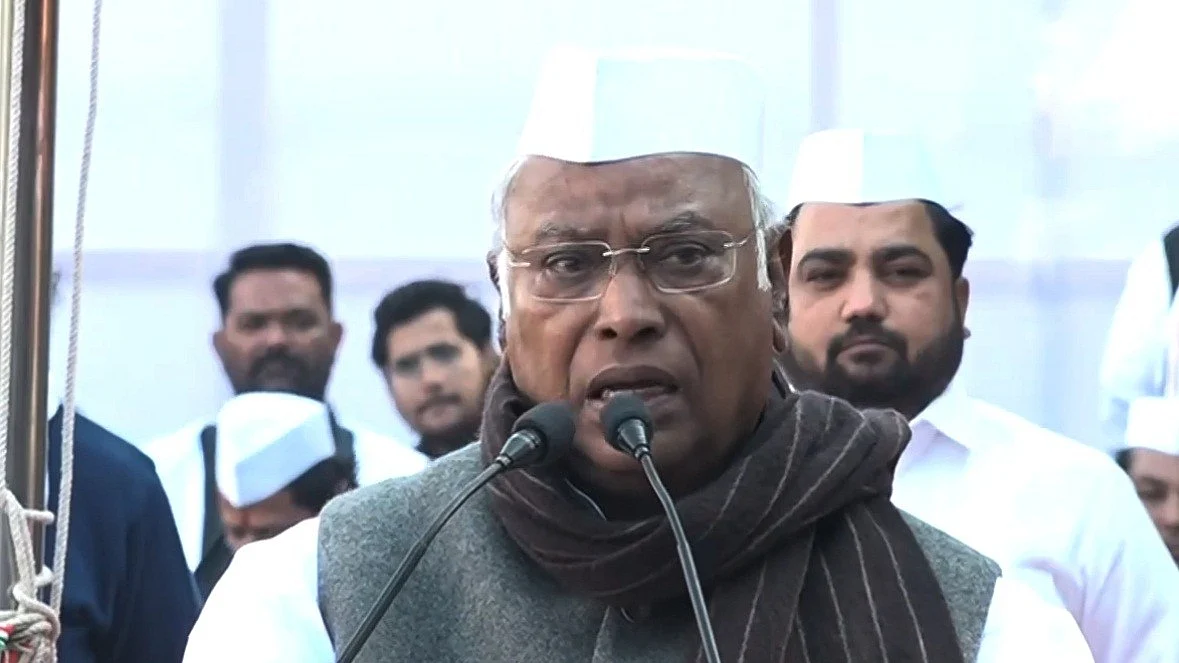 Congress president Mallikarjun Kharge