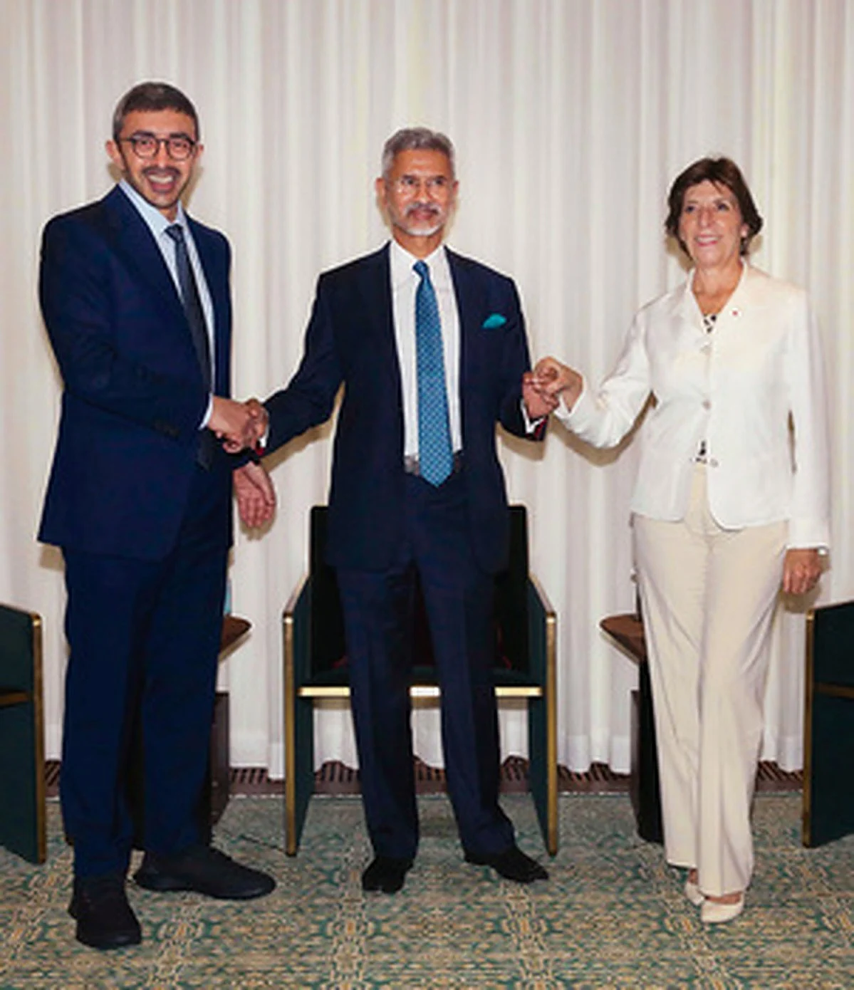 India, France and UAE unveil plans for cooperation under trilateral framework