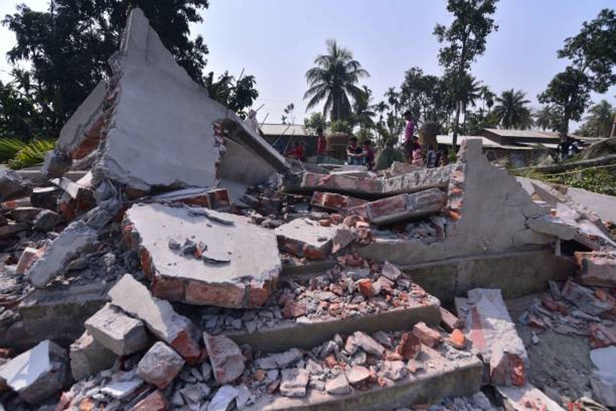 Eviction drives in Assam, lathi-charge on alleged encroachers