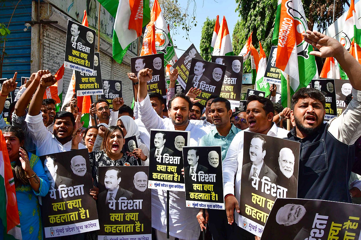 Cong poses series of questions to govt on Adani issue