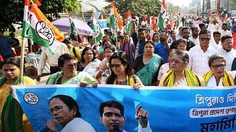 TMC playing game to help BJP in Tripura, says Congress