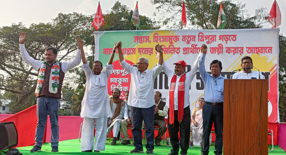 Tripura polls: Yechury seeks action against Amit Shah for 'secret meeting' with poll officials
