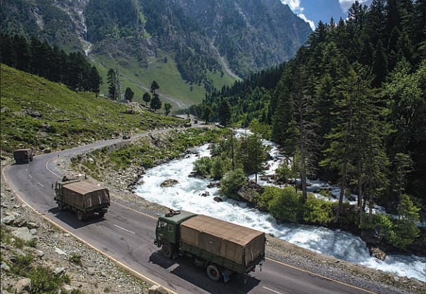 Indian Army movement near the LAC