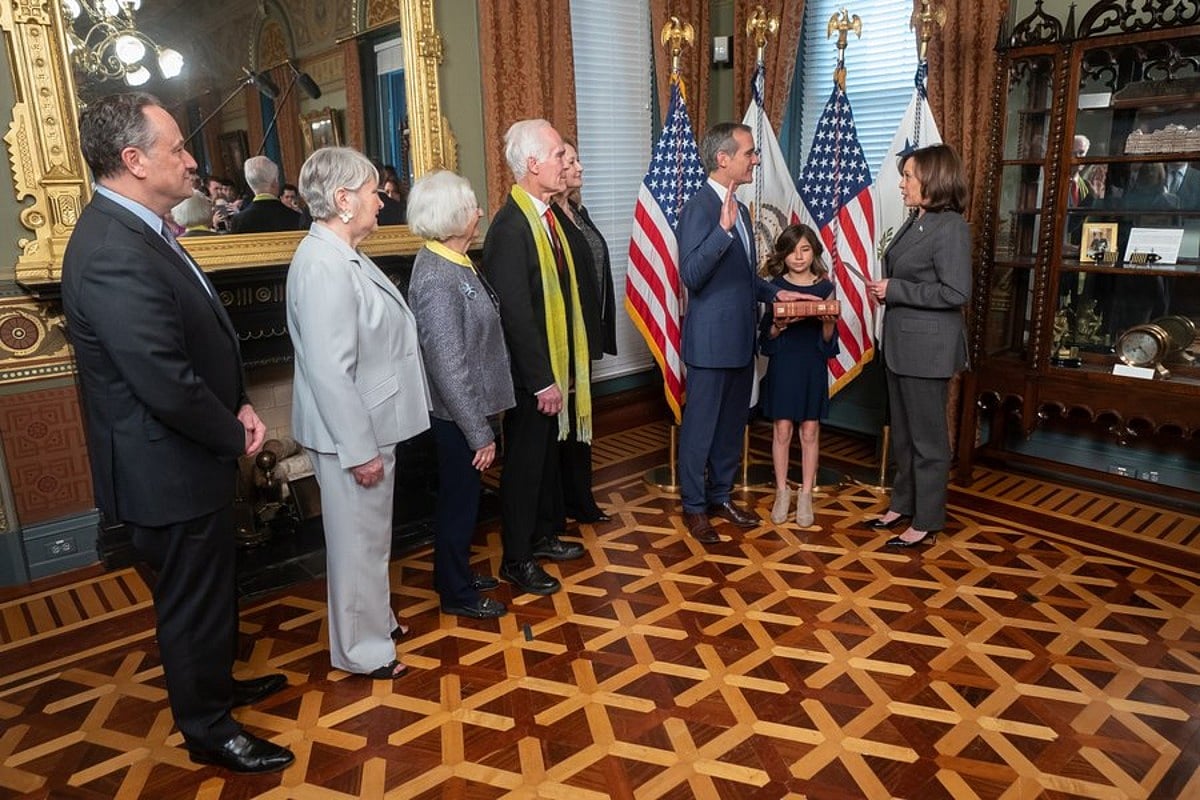 Eric Garcetti sworn in as US ambassador to India