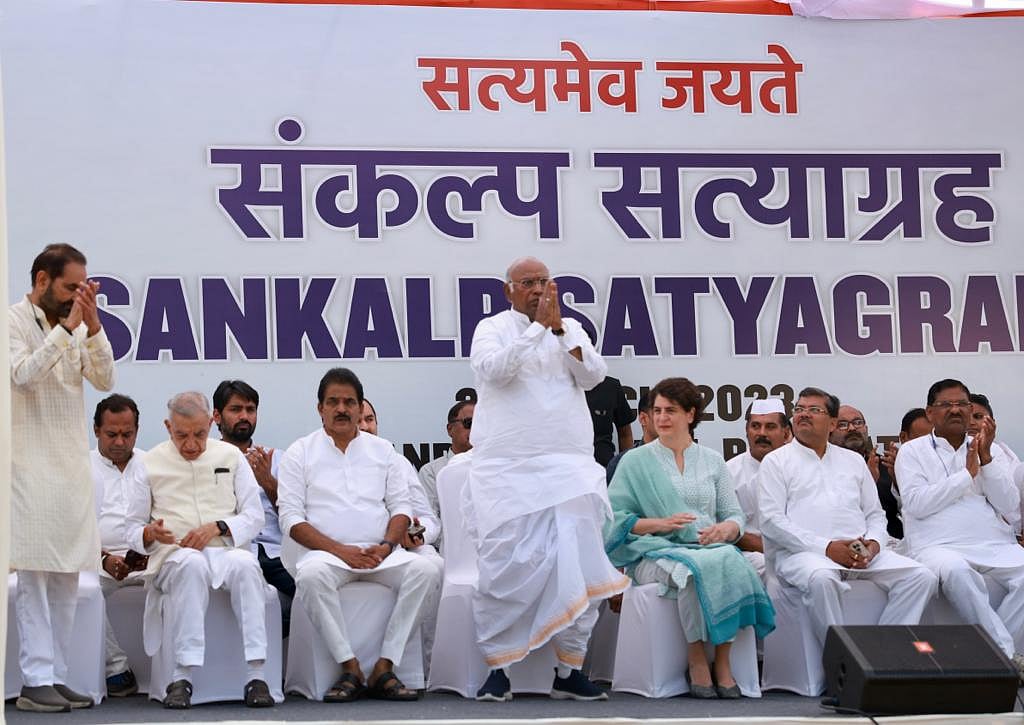 Congress holds Satyagraha across India to protest Rahul Gandhi's disqualification