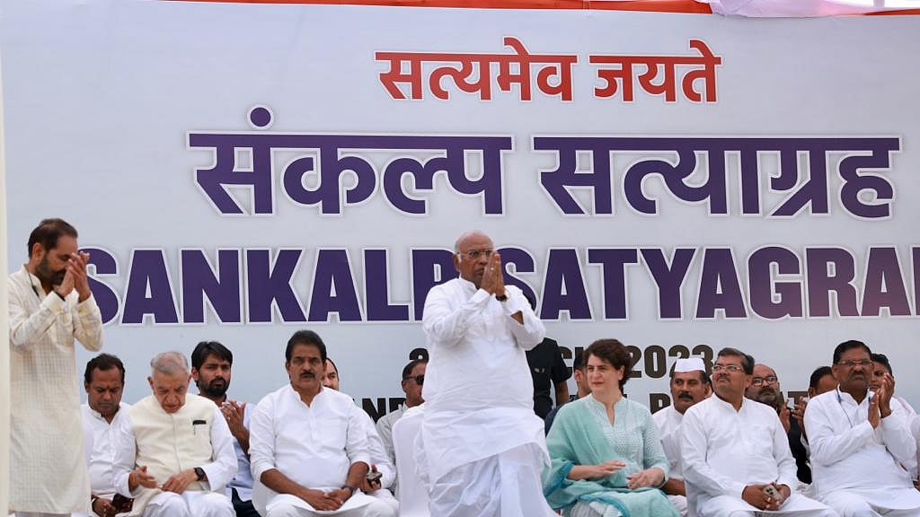 Congress holds Satyagraha across India to protest Rahul Gandhi's disqualification