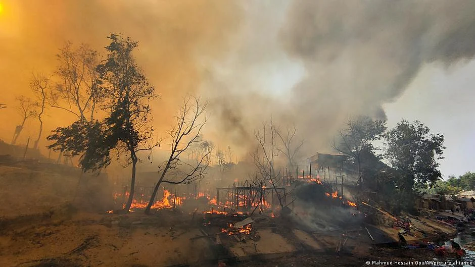 Bangladesh: Fire breaks out at Cox's Bazar refugee camp
