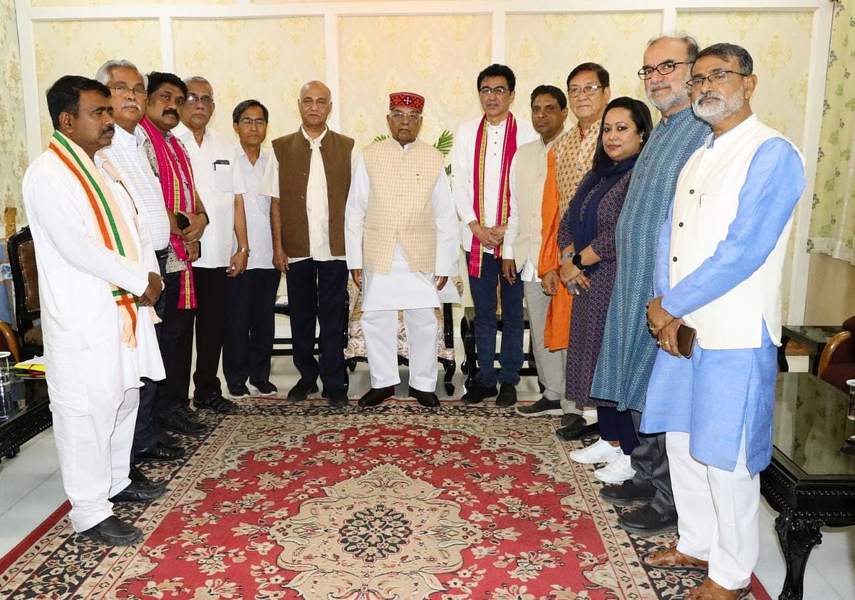 Left, Cong leaders meet Tripura governor, to raise post-poll violence in Parliament