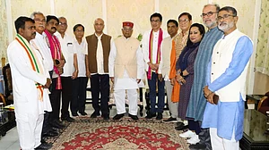 Left, Cong leaders meet Tripura governor, to raise post-poll violence in Parliament