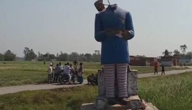 Ambedkar's statue desecrated in UP