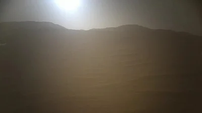 NASA's Ingenuity helicopter captures Martian sunset