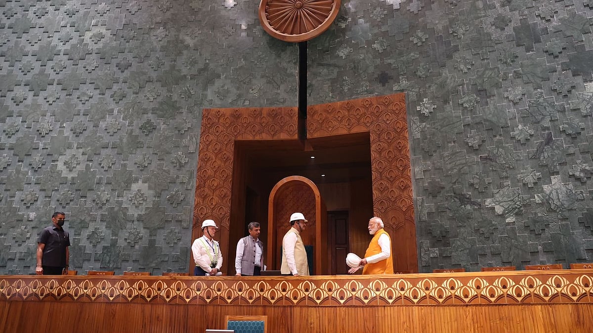 In Pictures: PM Modi visits India's new parliament building