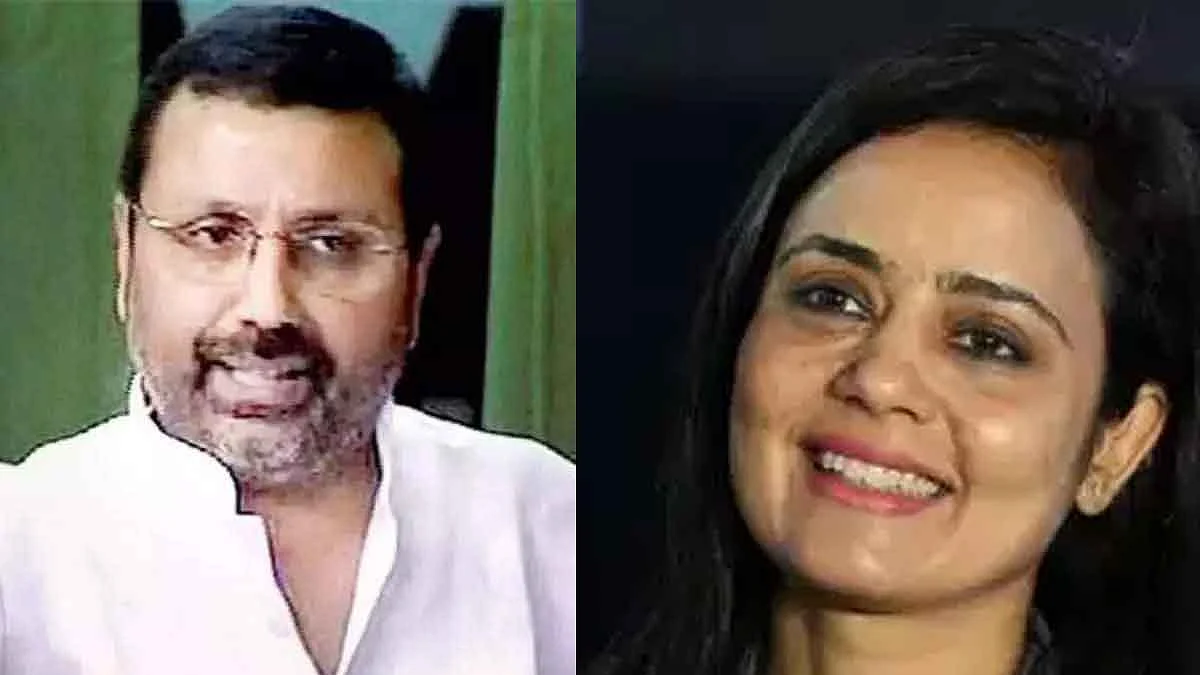 Mahua vs Nishikant: TMC's Mahua Moitra attacks BJP MP Nishikant Dubey for 'fake MBA and PhD'