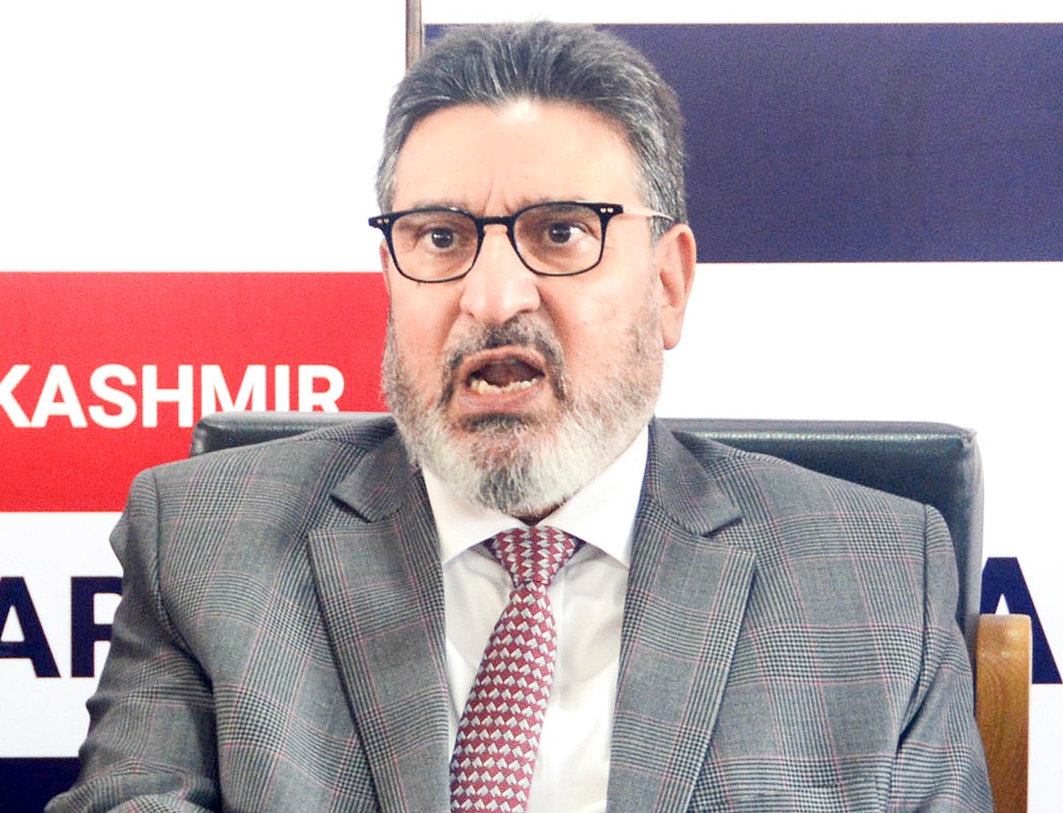 Altaf Bukhari again elected president of J-K Apni Party