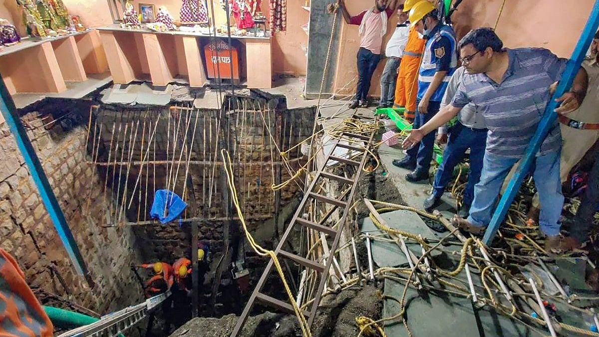 The site of the tragedy in Indore