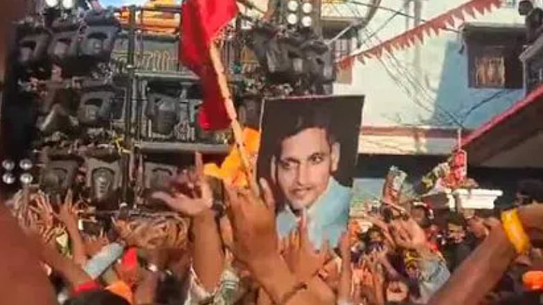 Ram Navami: Godse's picture displayed during Shobha Yatra in Hyderabad