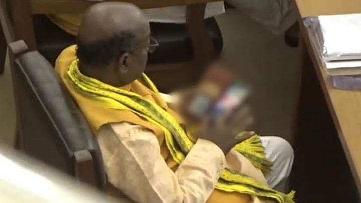 Tripura BJP MLA caught watching porn in assembly, opposition demands action