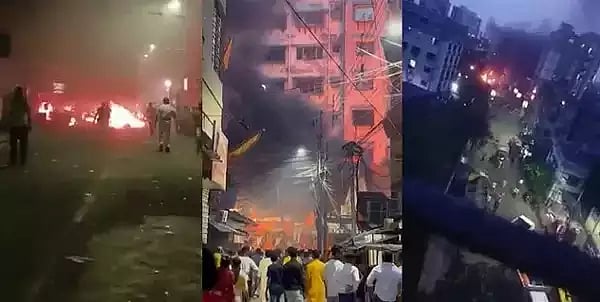 Violence broke out in West Bengal's Howrah