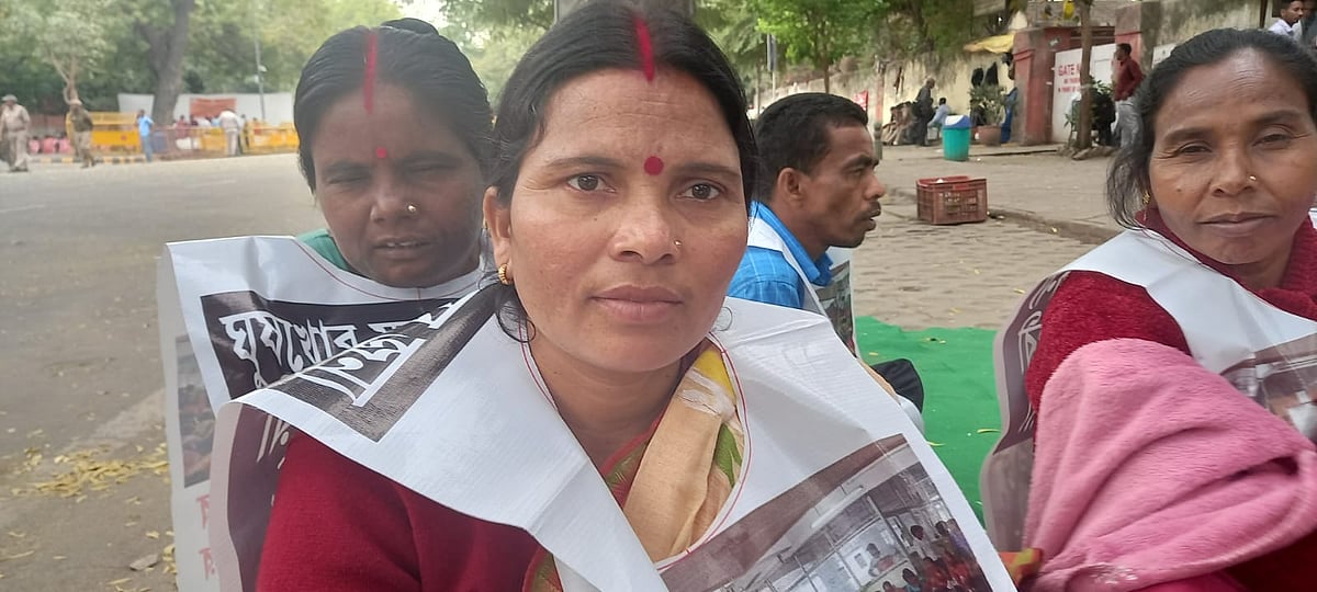 Deepali Gob at Jantar Mantar