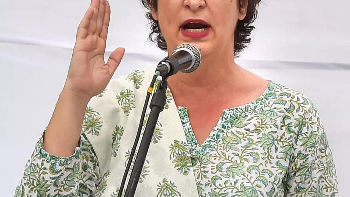 BJP wants to finish off Oppn, democracy from country: Priyanka on questioning of Misa, Tejashwi