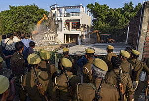Umesh Pal murder: House of 3rd person linked to Atiq Ahmed demolished