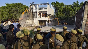 Umesh Pal murder: House of 3rd person linked to Atiq Ahmed demolished