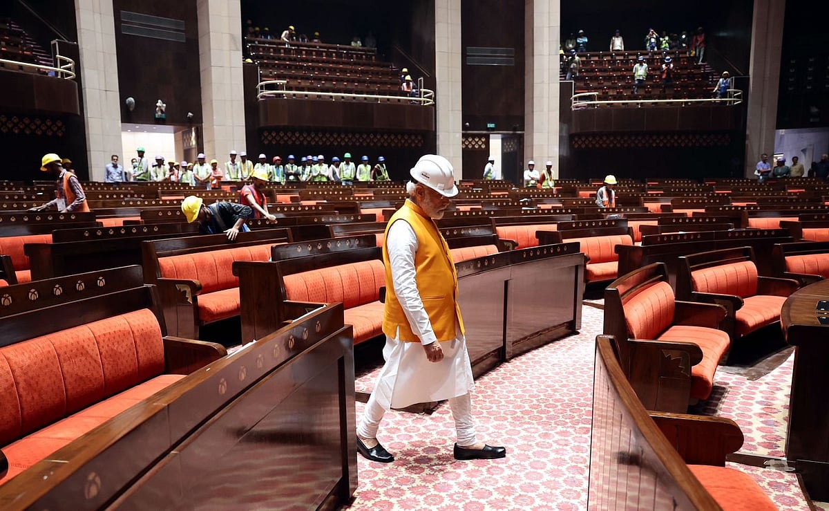In Pictures: PM Modi visits India's new parliament building