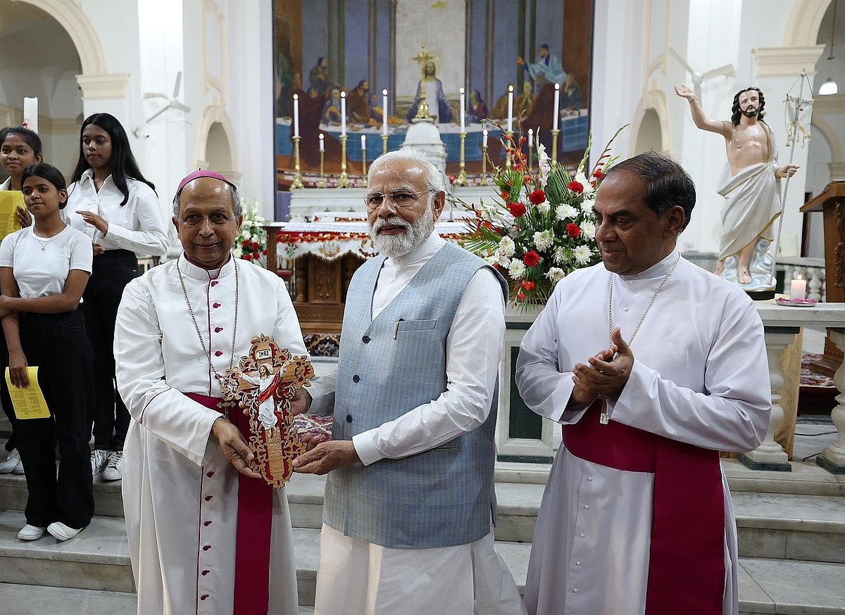 Modi visits church on Easter: Hope his followers get a message of harmony, says NCP
