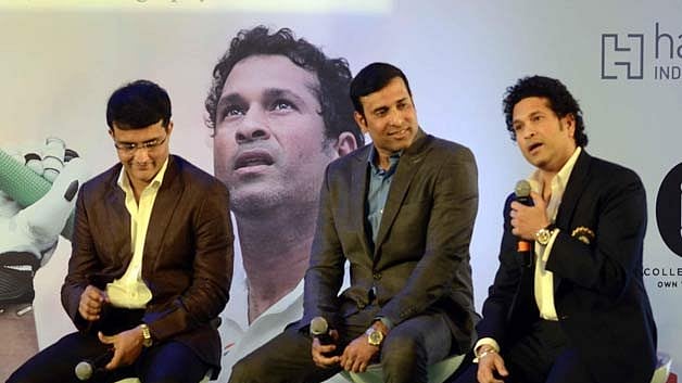 (L-R) Sourav Ganguly, VVS Laxman and Sachin Tendulkar