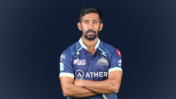 Wriddhiman Saha (Photo Courtesy: Gujarat Titans/Twitter)