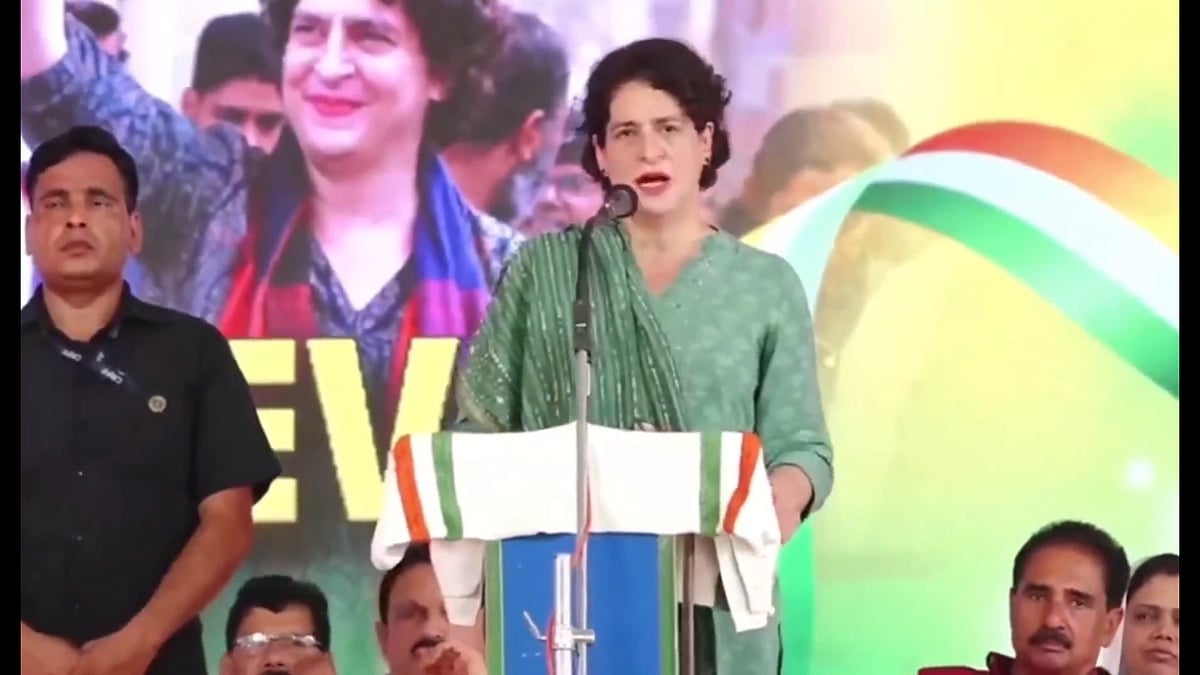 Watch: Rahul 'mercilessly attacked' for raising questions, says Priyanka Gandhi