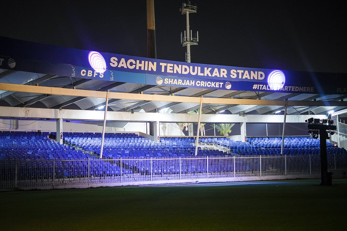 A stand in Sharjah cricket stadium named after Sachin Tendulkar