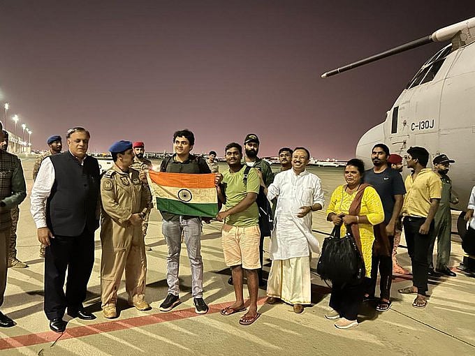 The first batch of 360 Indians from Sudan reached Delhi (Twitter)