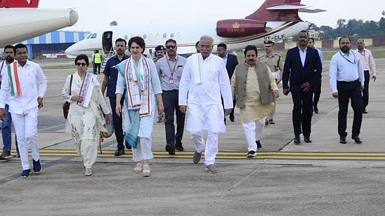 Priyanka Gandhi in Chhattisgarh
