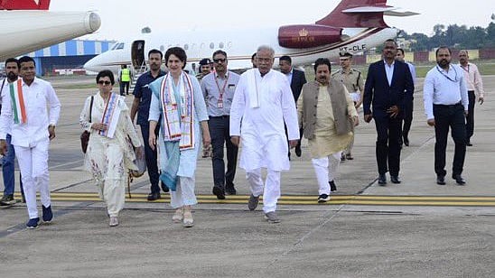 Priyanka Gandhi in Chhattisgarh
