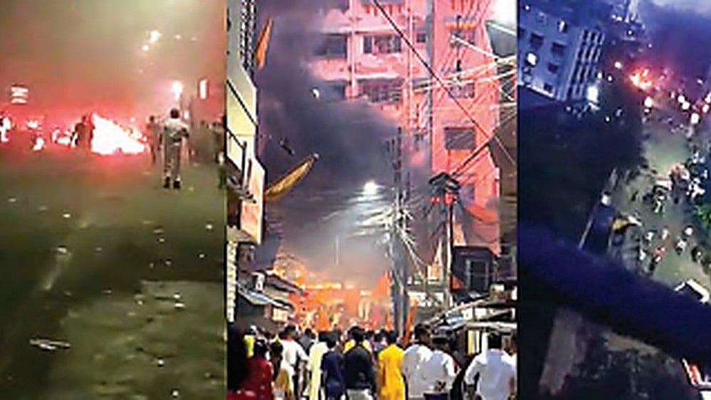 Communal clashes in Bengal’s Howrah district during Ram Navami ‘celebrations’, April 2023 (Photo: NH File Photo)