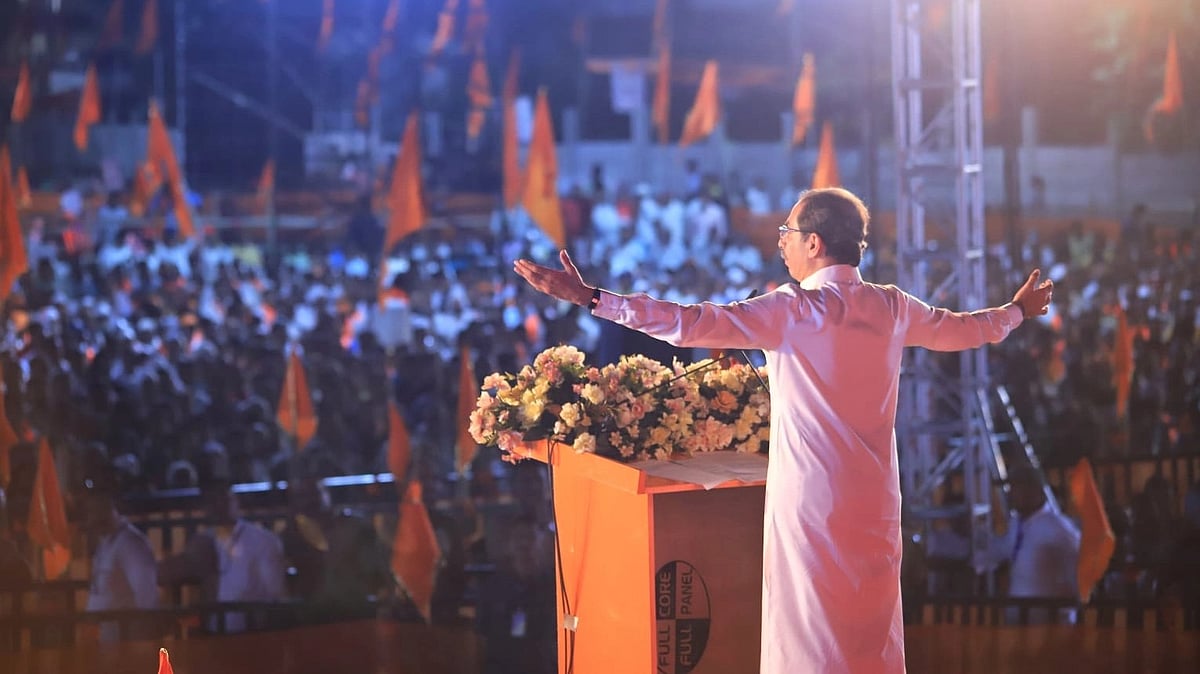Former Maharashtra CM Uddhav Thackeray at Jalgaon rally 