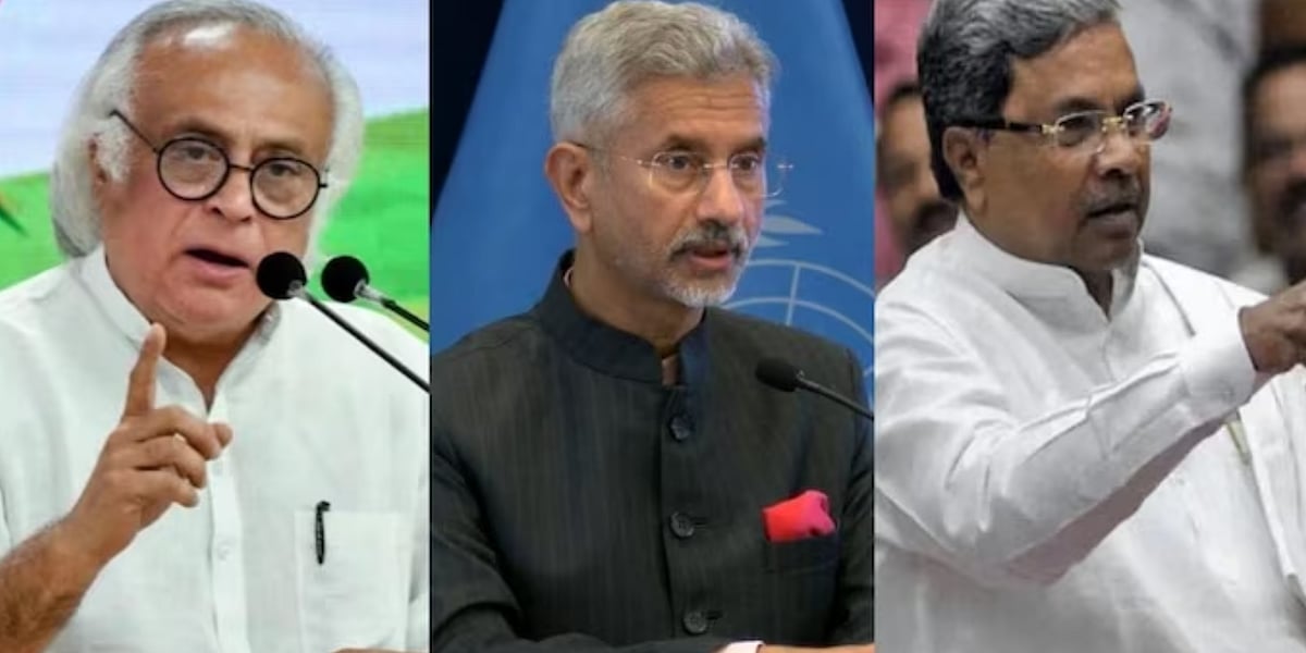 Congress slams Jaishankar for accusing Siddaramaiah of politicising Sudan conflict