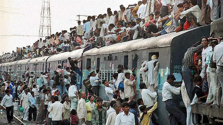 An overcrowded train (Image for representational purpose only)