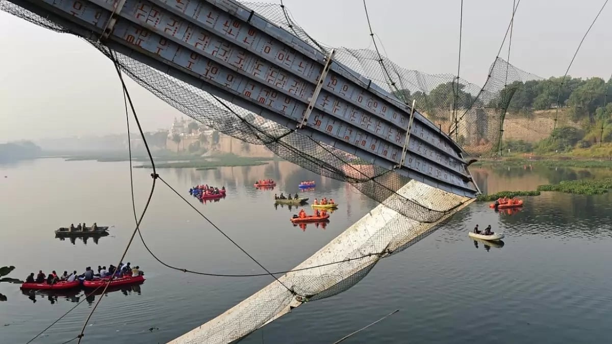 Temporary bridge set up for Christmas celebrations in Kerala village collapses, several injured