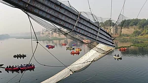 Temporary bridge set up for Christmas celebrations in Kerala village collapses, several injured