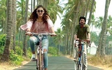 A scene from the movie Dear Zindagi shot on Parra Coconut Tree Road