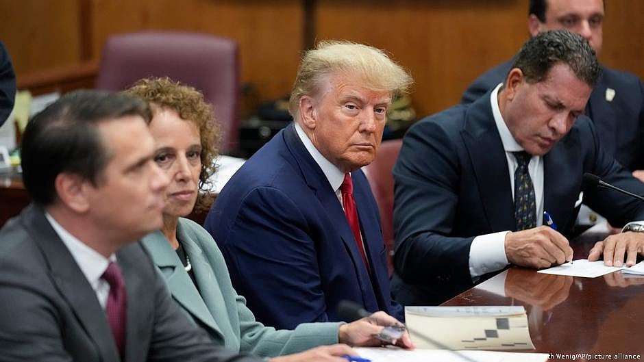 Ex-US president Donald Trump's Georgia jailhouse mugshot has made history (photo: National Herald archives)