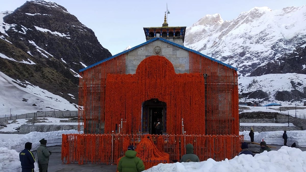 Kedarnath shrine opens for devotees amid inclement weather