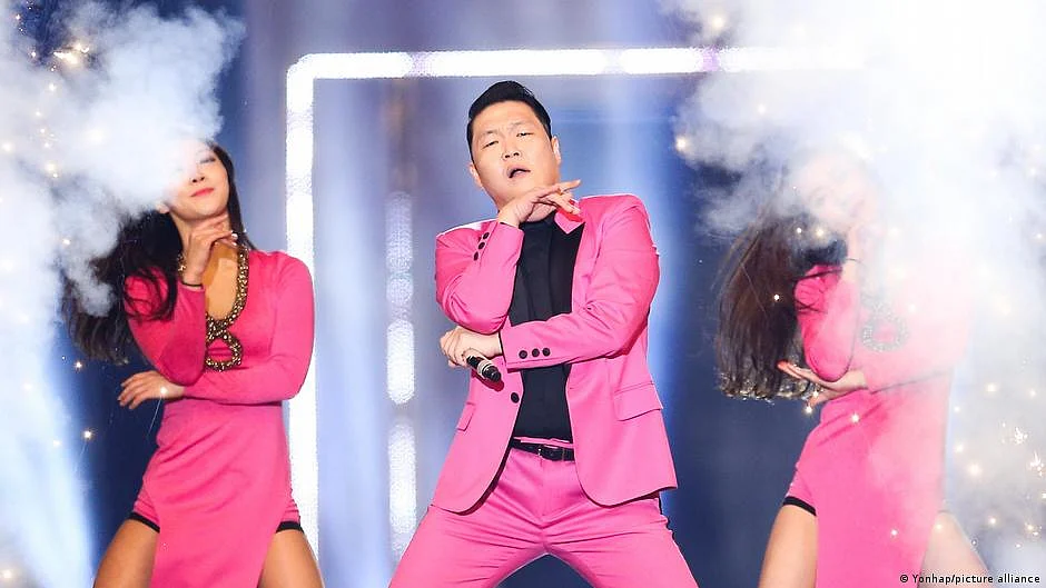 PSY performing 'Gangnam Style', which—like 'Naatu Naatu'—got the world dancing (photo: DW)