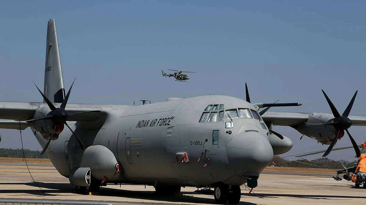 A C-130J aircraft of IAF (Representational image)