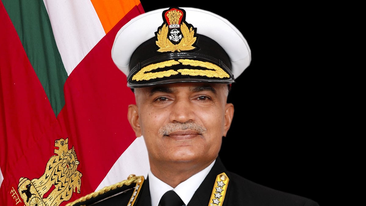 Navy Chief Admiral R Hari Kumar (Photo Courtesy: R Hari Kumar/Twitter)