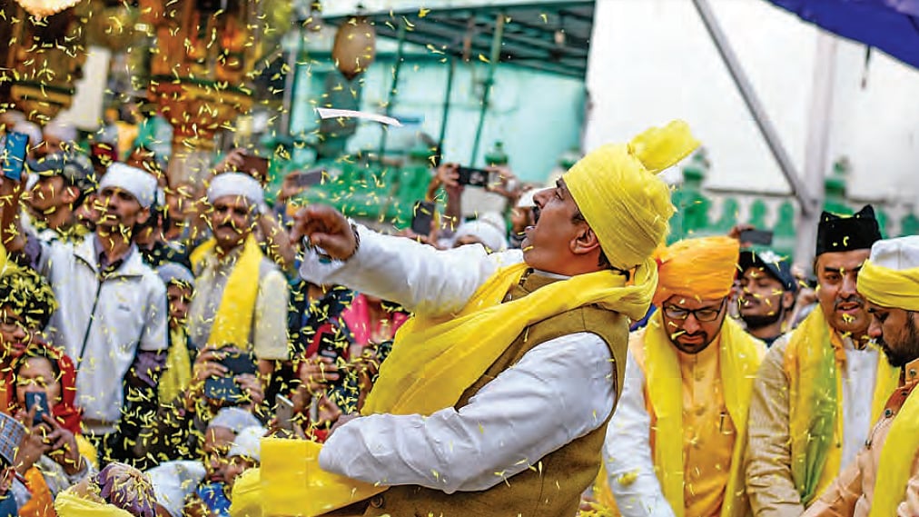 The annual Basant celebrations at Hazrat Nizamuddin dargah, Delhi, is a major attraction for people across communities.