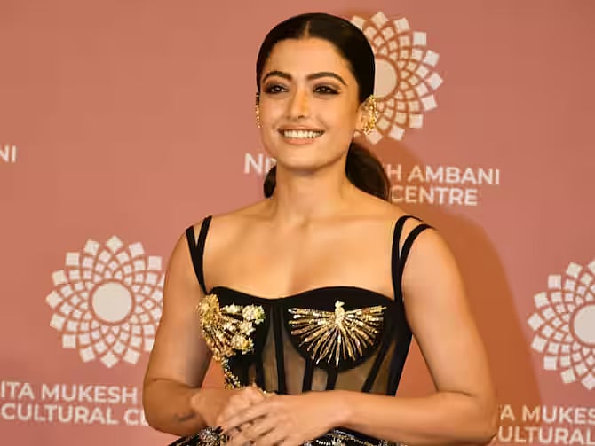South Indian Actor Rashmika Mandanna.