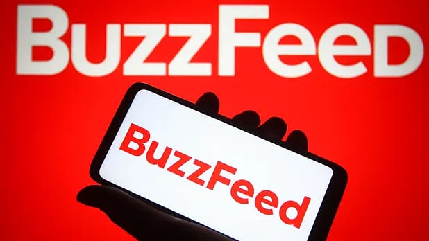 Representative image of the BuzzFeed logo. BuzzFeed was founded in 2006 by Peretti and John Johnson 